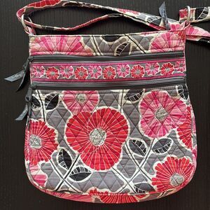 Vera Bradley Cherry Blossom Triple Zip Hipster